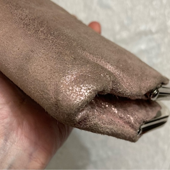 Hobo metallic pink clutch wallet rare color - Picture 6 of 11